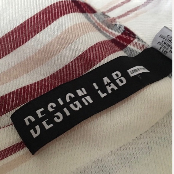 Design Lab Long Sleeve Button Down Shirt Size Large - Picture 6 of 8